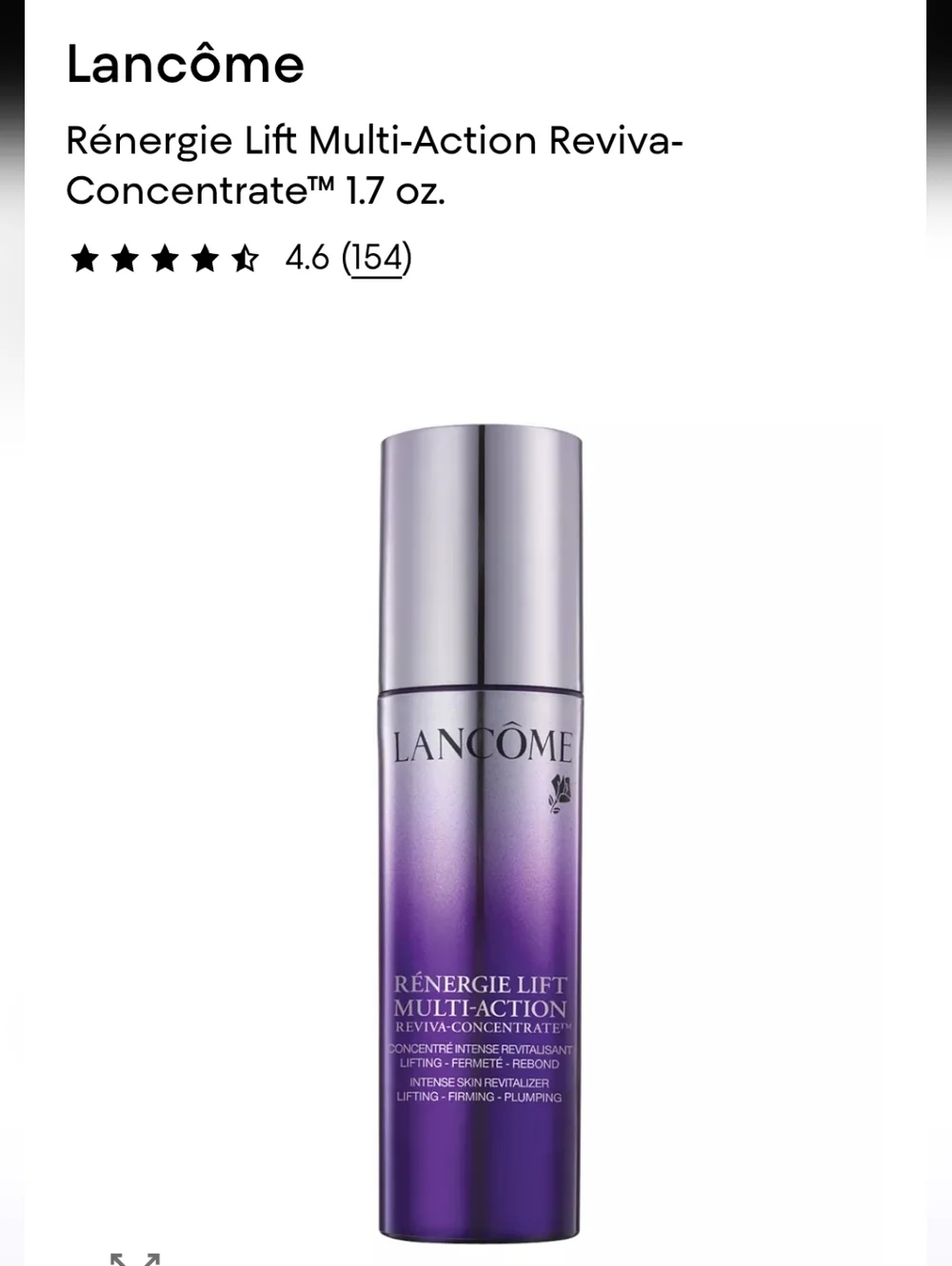 Lancôme Rénergie Lift Multi-Action Serum 1.7oz - Picture 9 of 12